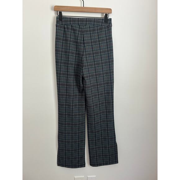 Sincerely Jules Gray Plaid Dress Pants Size Small Straight Leg Stretch Trousers - Picture 6 of 7